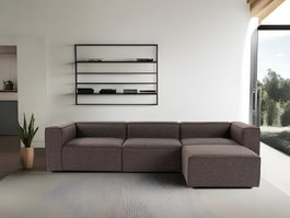Atelier Del Sofa Fora Sofá Esquinero Marrón Oscuro
